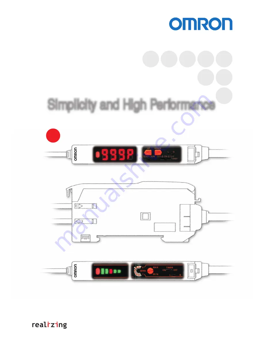 Omron E3X-NA Series Brochure Download Page 1