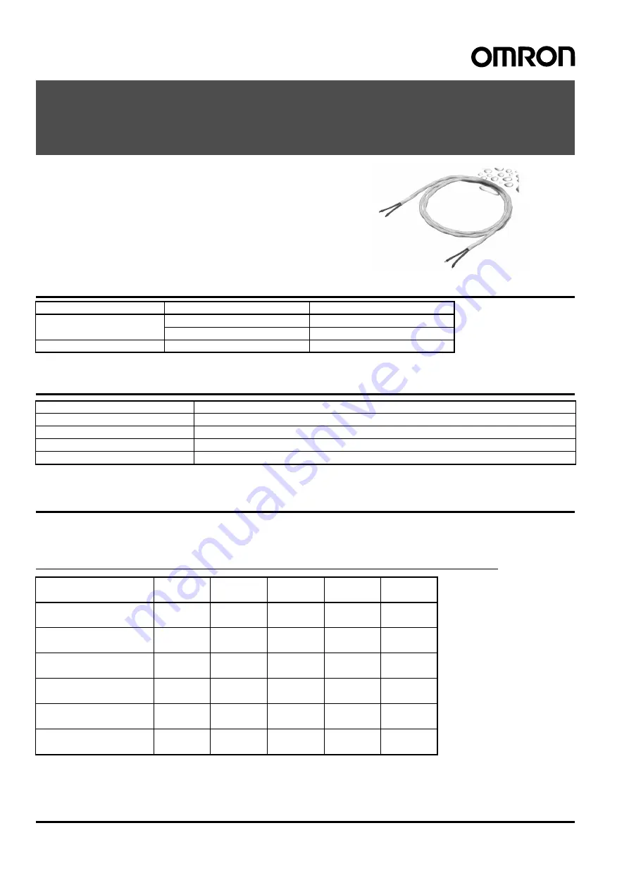 Omron F03-15 Brochure & Specs Download Page 12