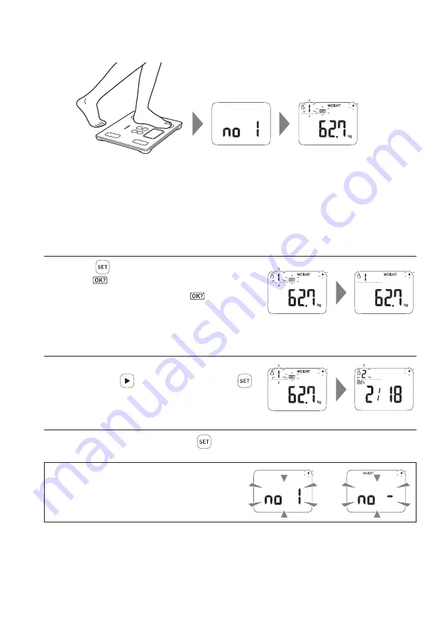 Omron HBF-222T-EBK Instruction Manual Download Page 12