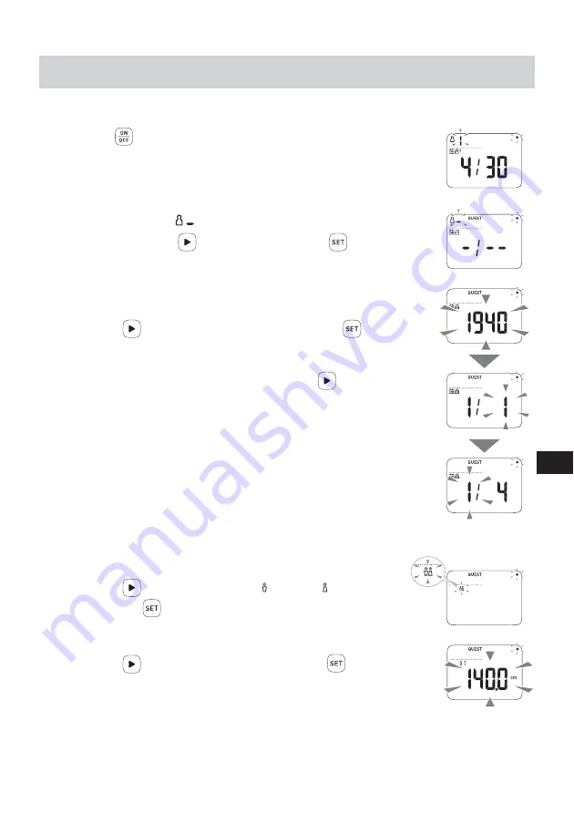 Omron HBF-222T-EBK Instruction Manual Download Page 15