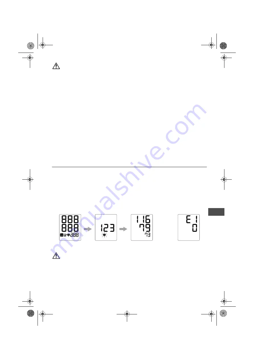 Omron HBP-1300 Instruction Manual Download Page 61