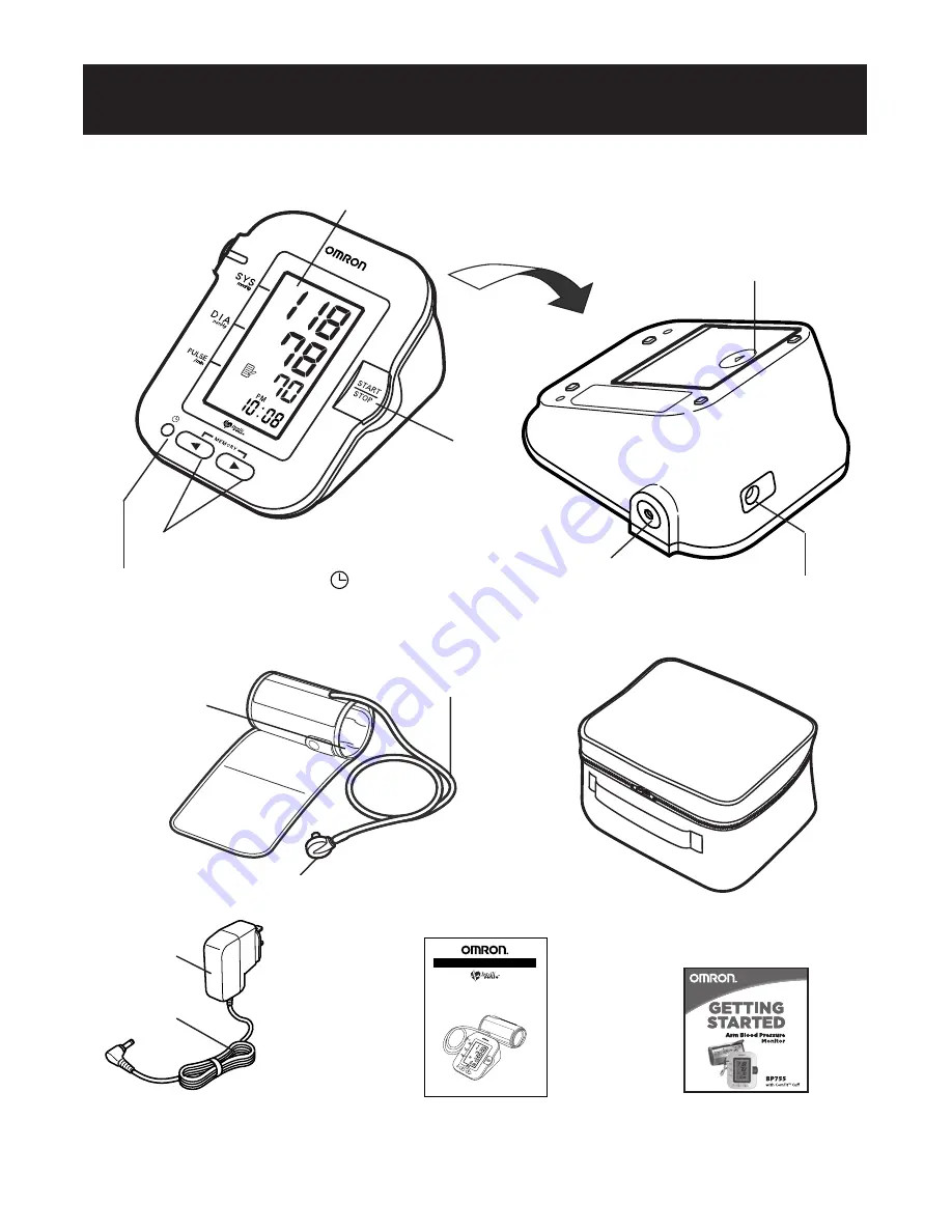 Omron INTELLISENSE BP755 Скачать руководство пользователя страница 8