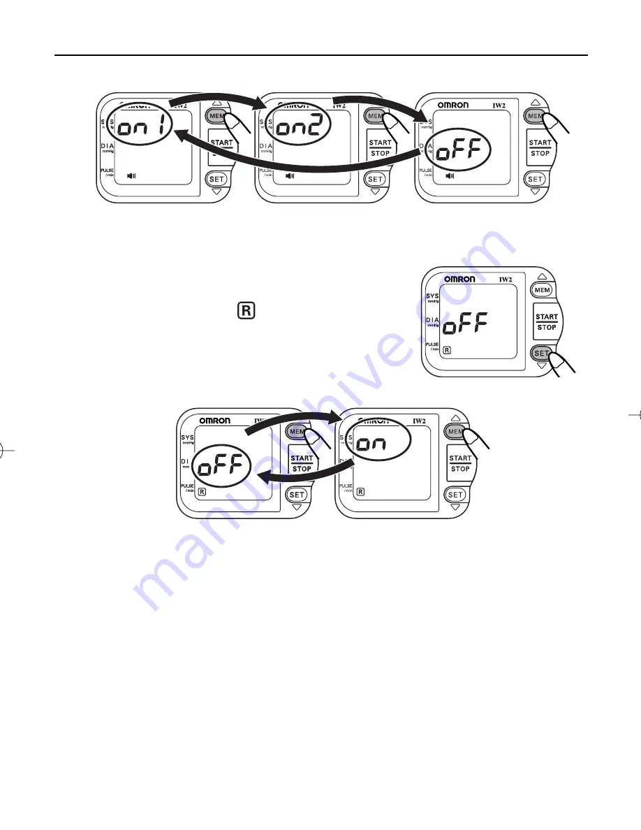 Omron IntelliSense IW2 Instruction Manual Download Page 18