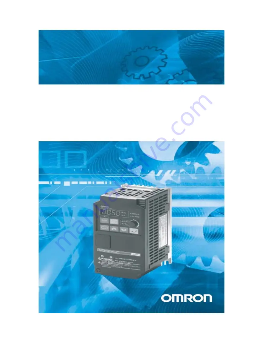 Omron JX -  V1.0 Скачать руководство пользователя страница 1