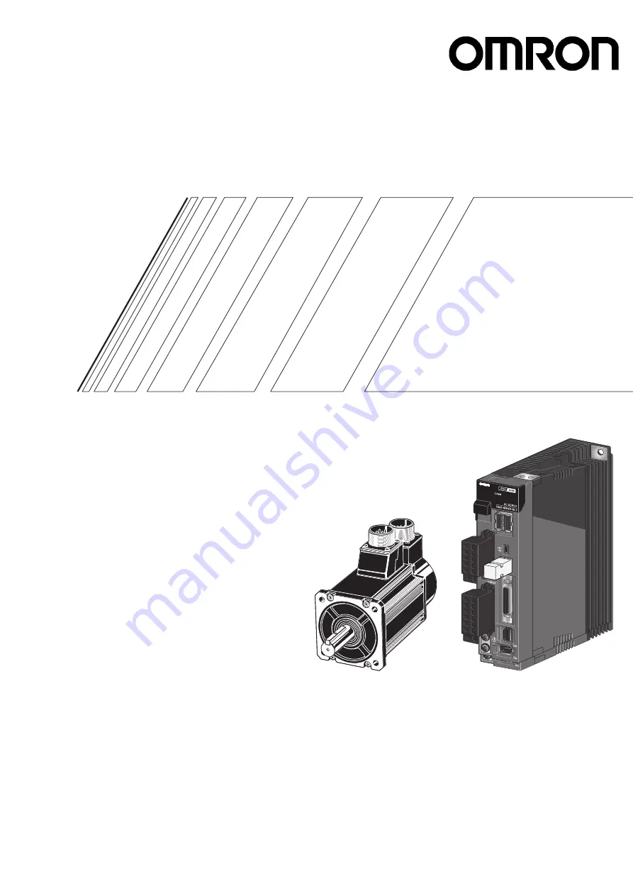 Omron OMNUC G5 R88D-KN series User Manual Download Page 1