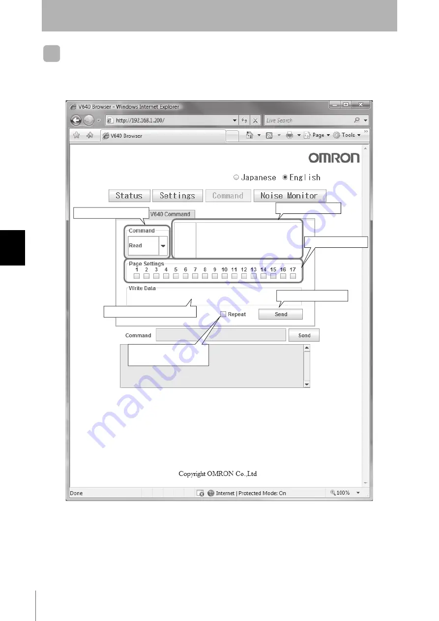 Omron V640 Series Скачать руководство пользователя страница 64