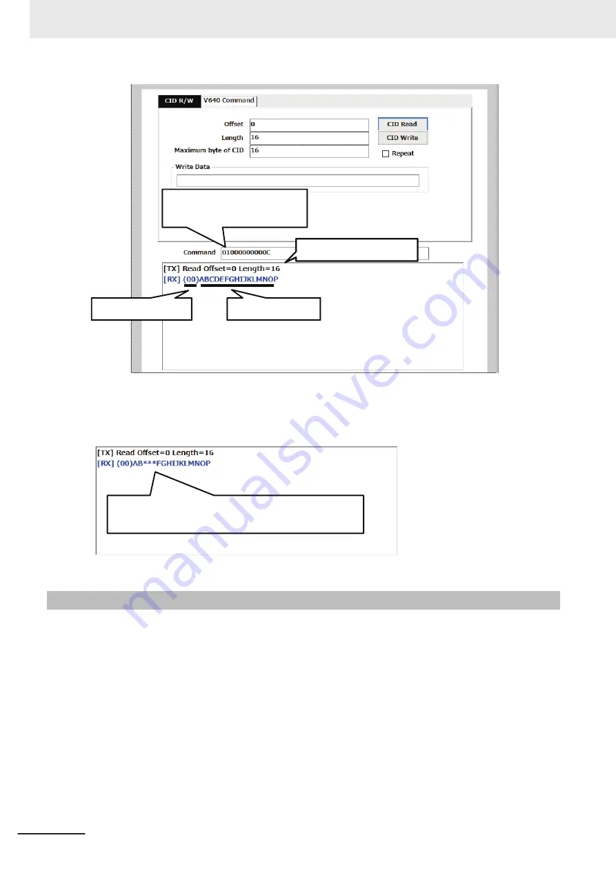 Omron V640 Operation Manual Download Page 40