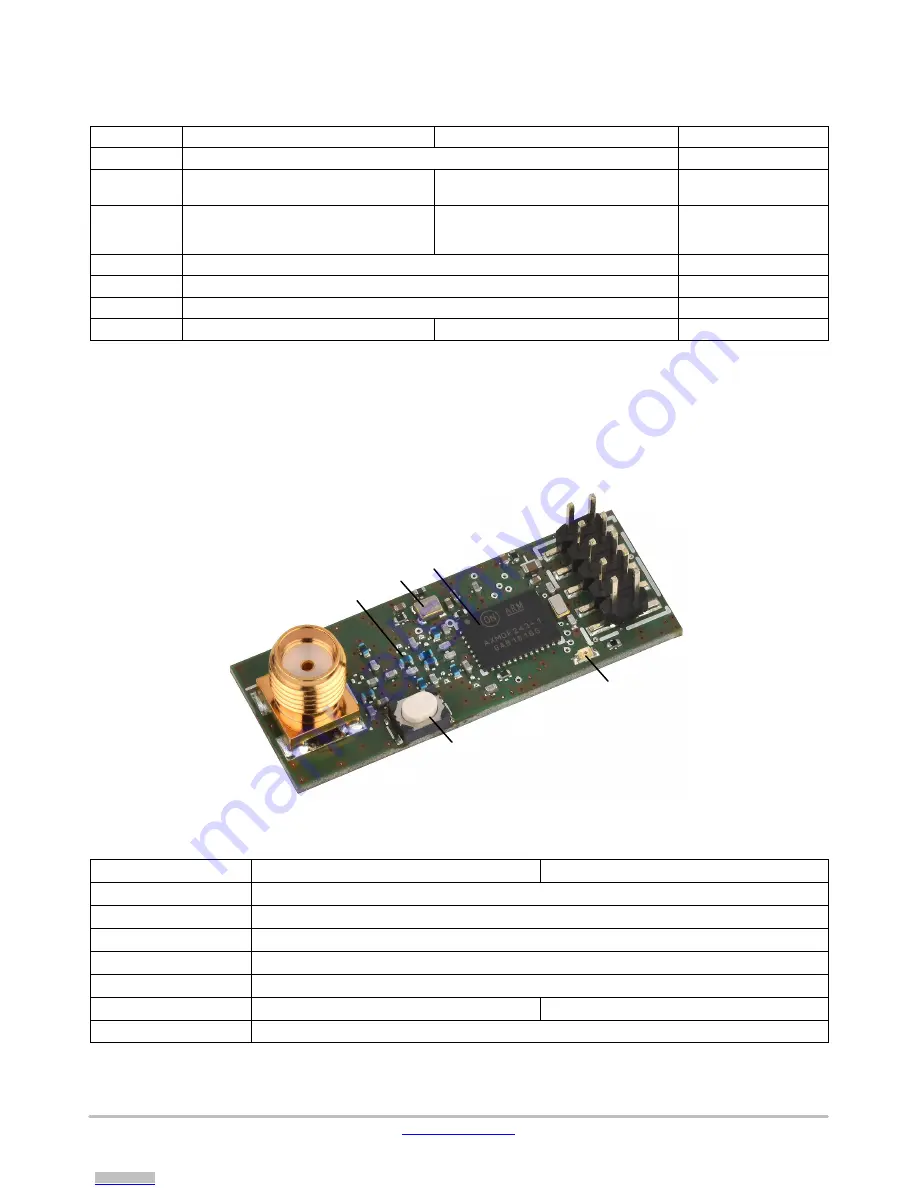 ON Semiconductor DVK-AXM0F243-868-x-ANT-GEVB Series User Manual Download Page 2