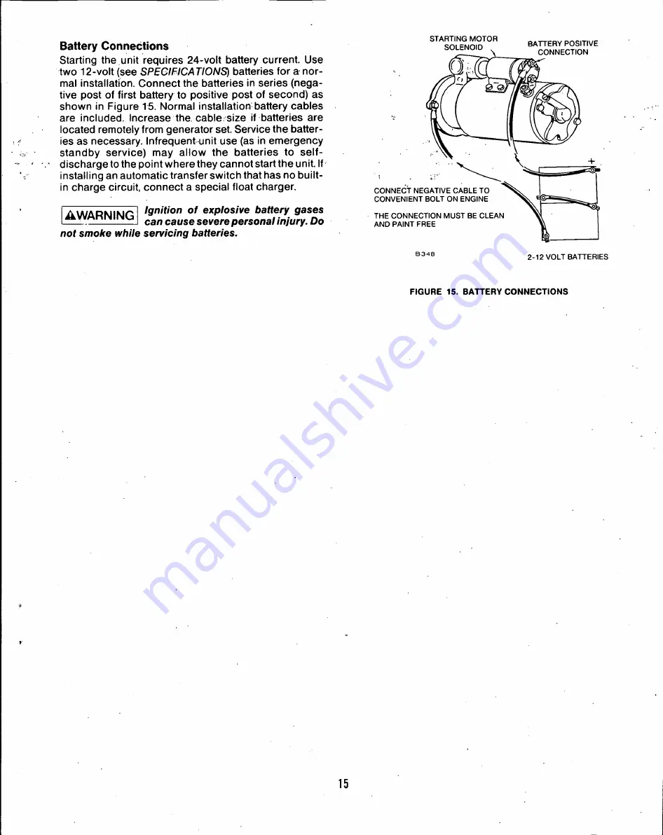 Onan 175 DFE Installation Manual Download Page 17