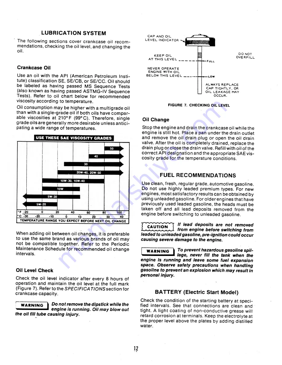 Onan 200 Portaweld CCK Operator'S Manual Download Page 17