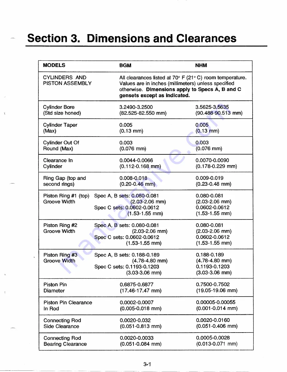 Onan 7NHM-FA/26105F Service Manual Download Page 9