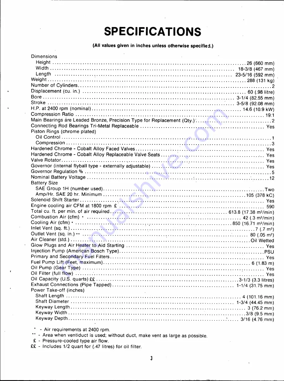 Onan DJBA Series Operator'S/Service Manual And Parts Catalog Download Page 5