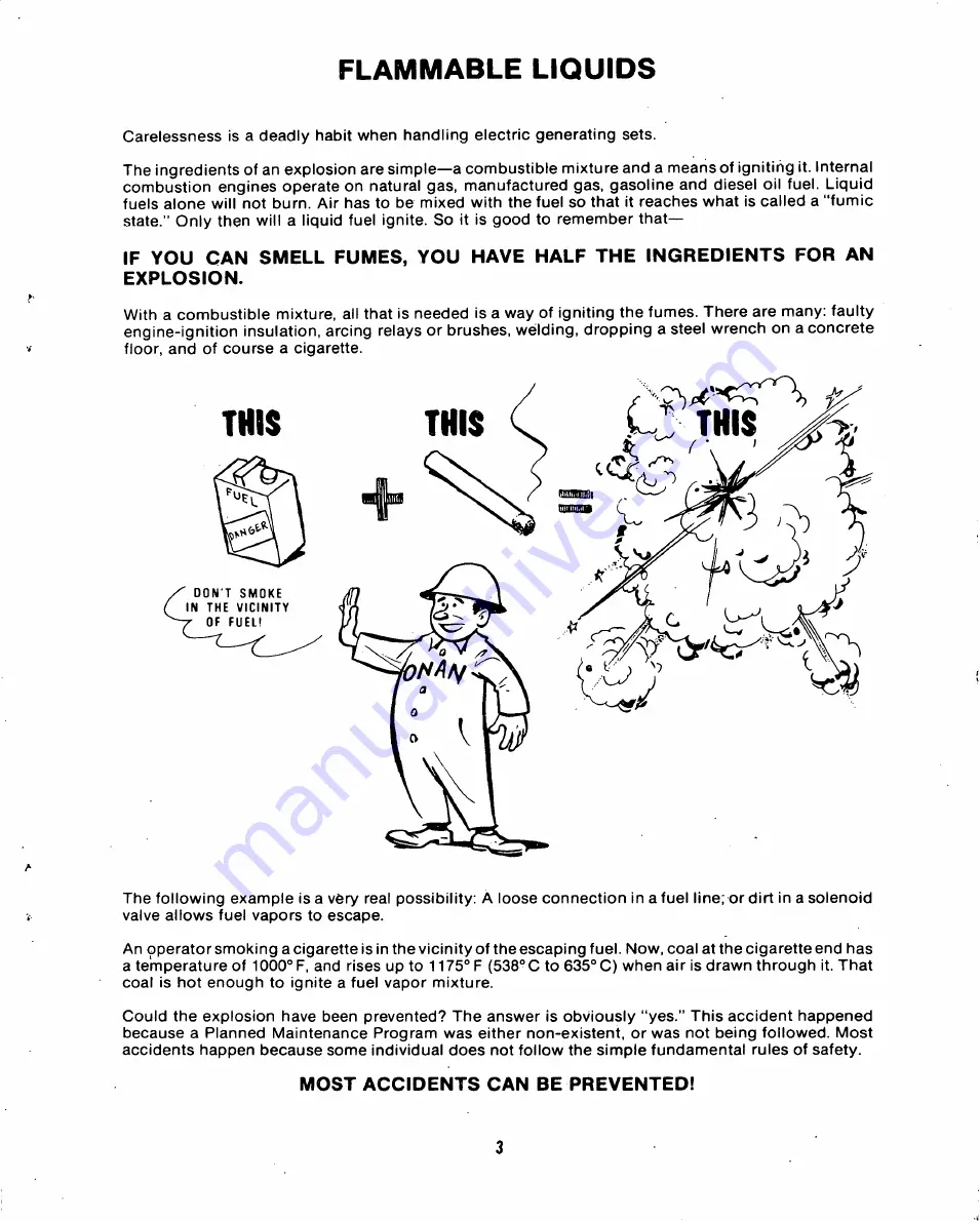 Onan DYG Series Operator'S Manual And Parts Catalog Download Page 5