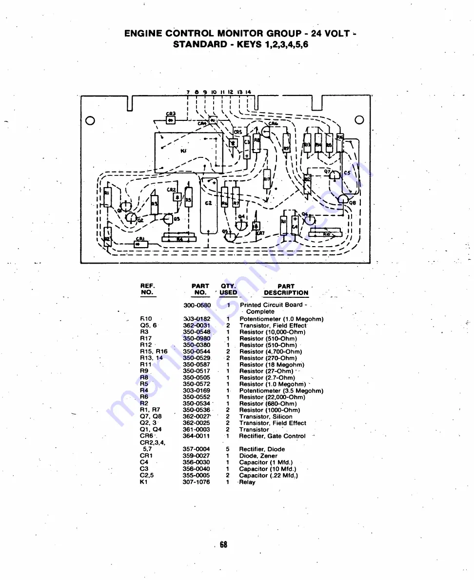 Onan DYG Series Operator'S Manual And Parts Catalog Download Page 70