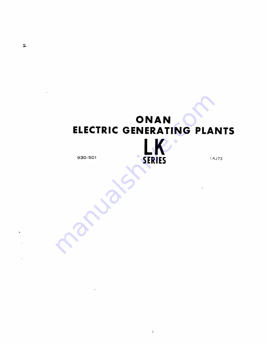 Onan Genset LK Series Скачать руководство пользователя страница 4