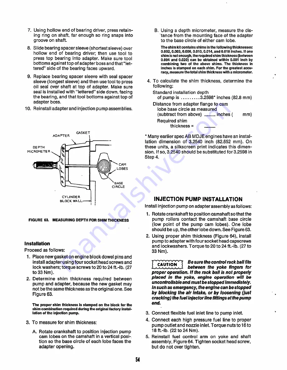 Onan MDJA Service Manual Download Page 56