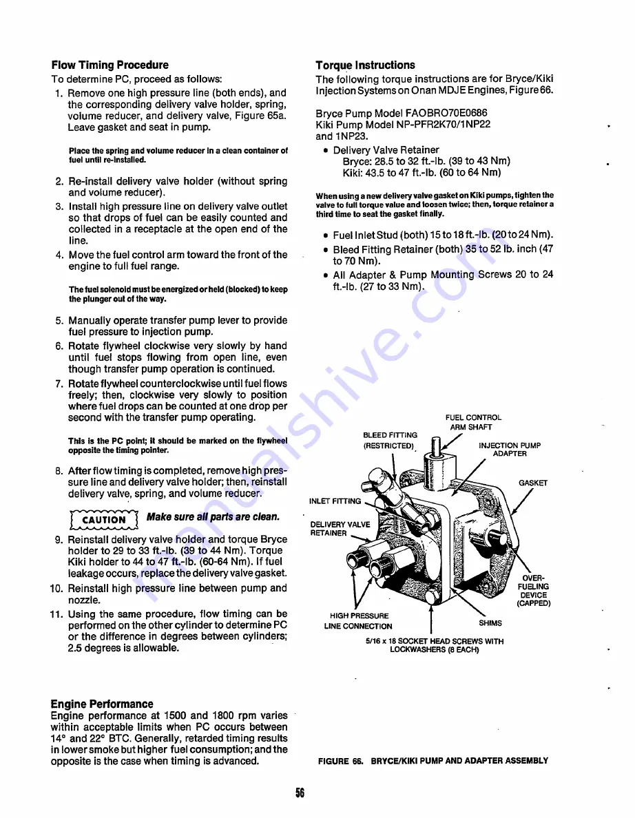 Onan MDJA Service Manual Download Page 58