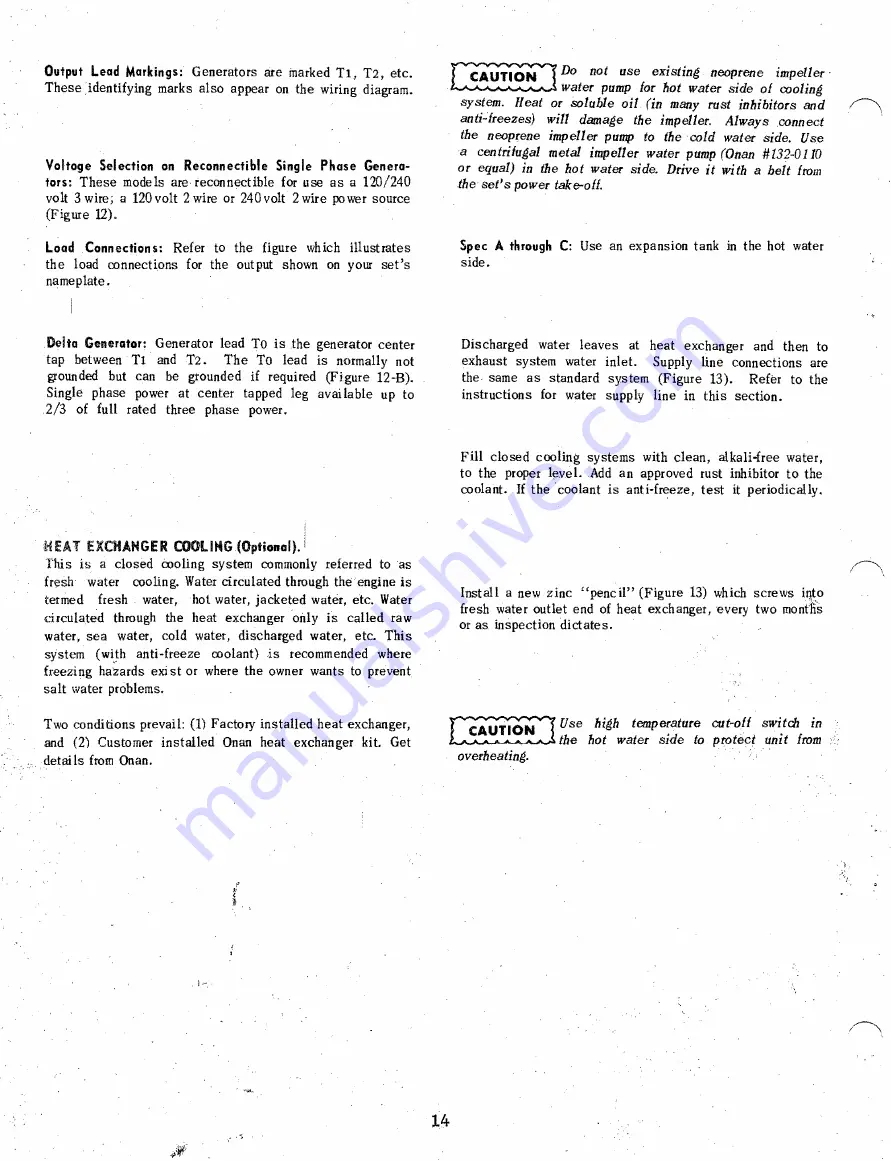 Onan MDJF Series Operator'S Manual And Parts Catalog Download Page 16