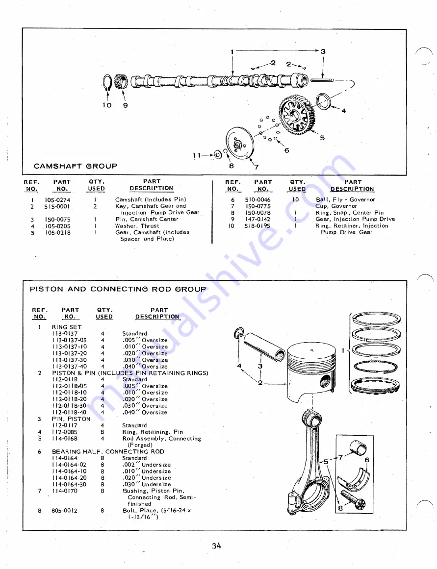 Onan MDJF Series Operator'S Manual And Parts Catalog Download Page 36