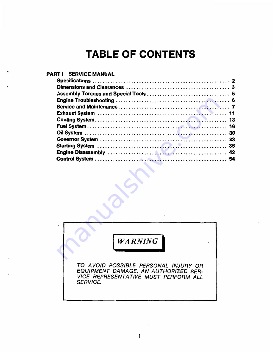 Onan RDJE Service Manual Download Page 3