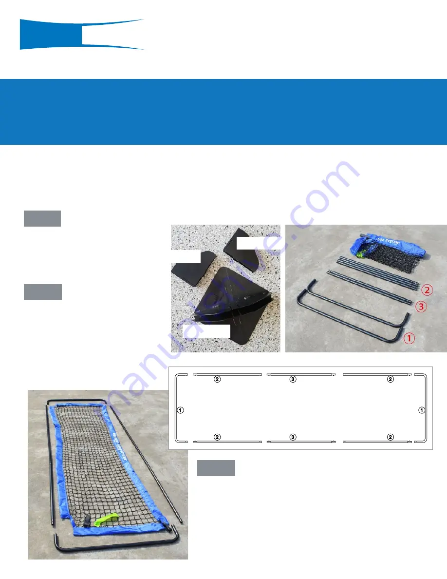 OnCourt OffCourt MultiCourt Barrier System Скачать руководство пользователя страница 1