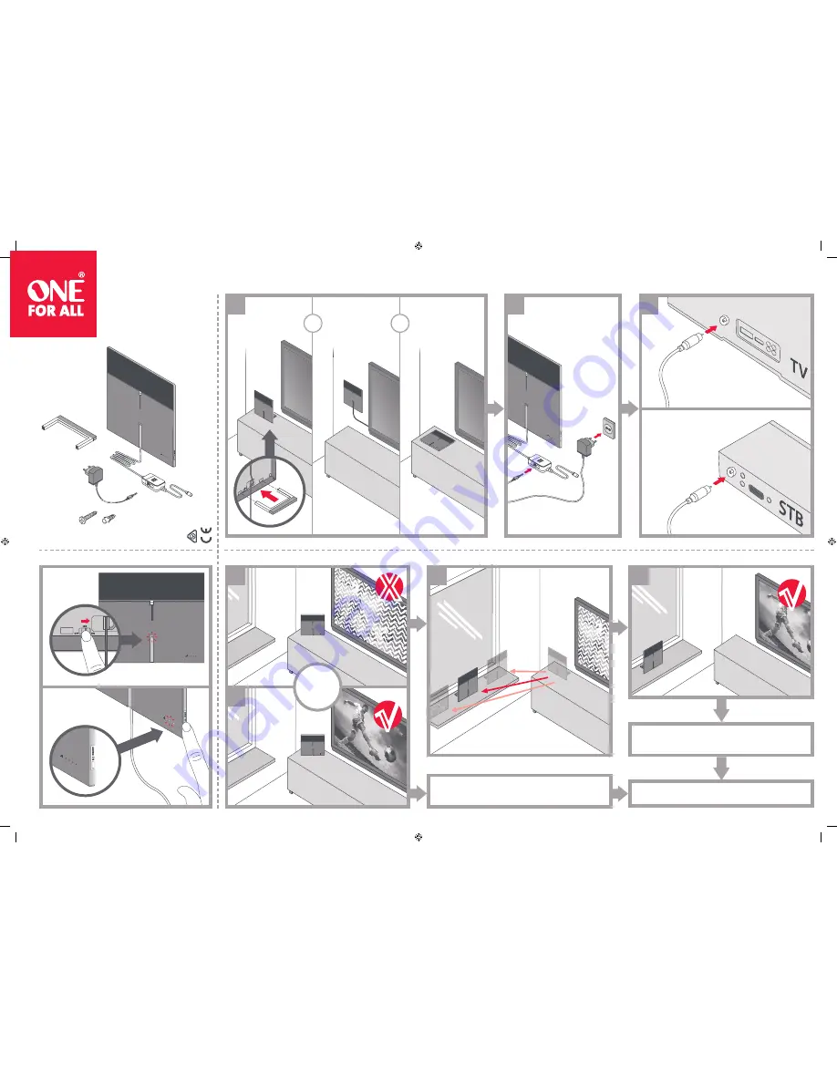 One for All SV9495 Quick Installation Manual Download Page 2