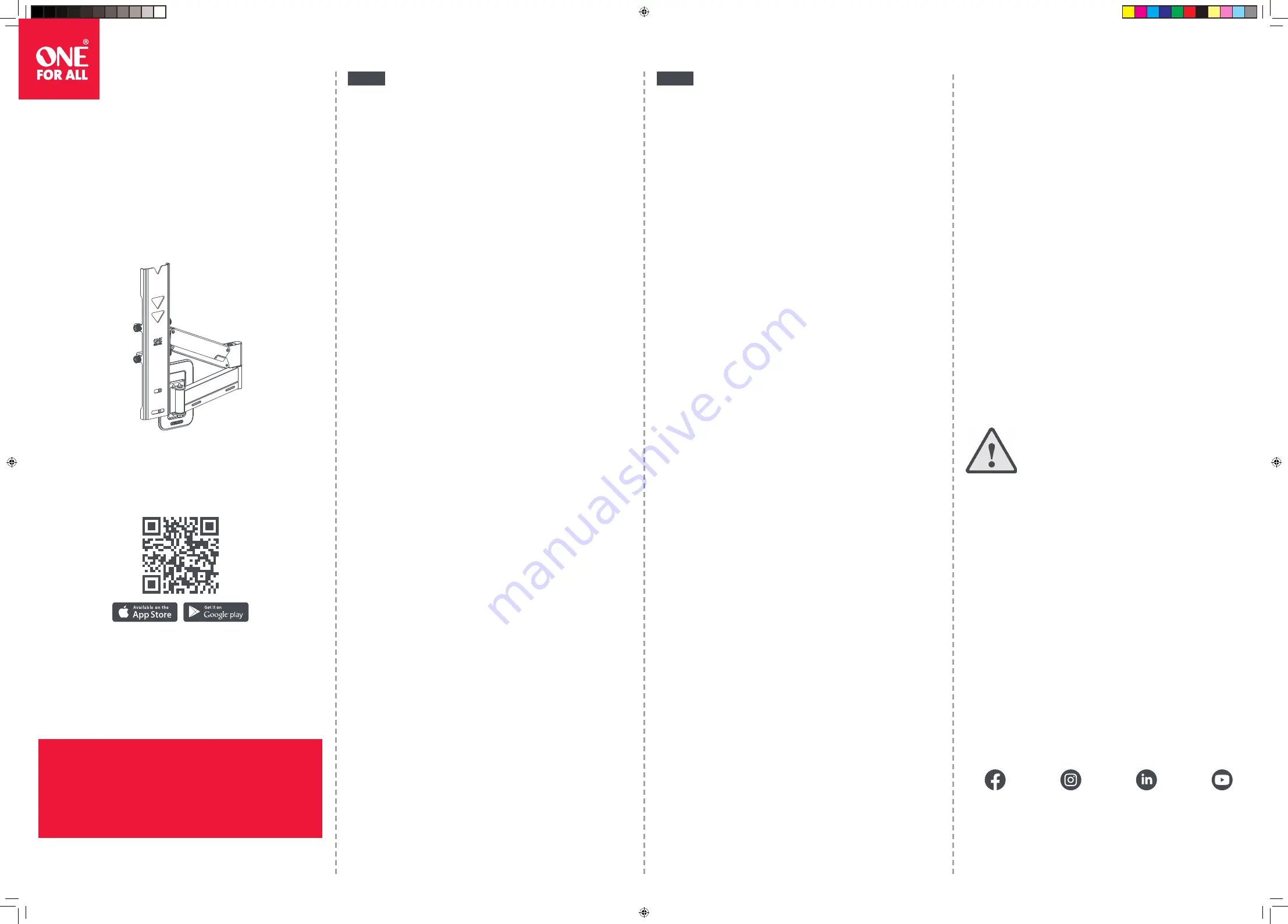 One for All WM5480 Quick Installation Manual Download Page 1