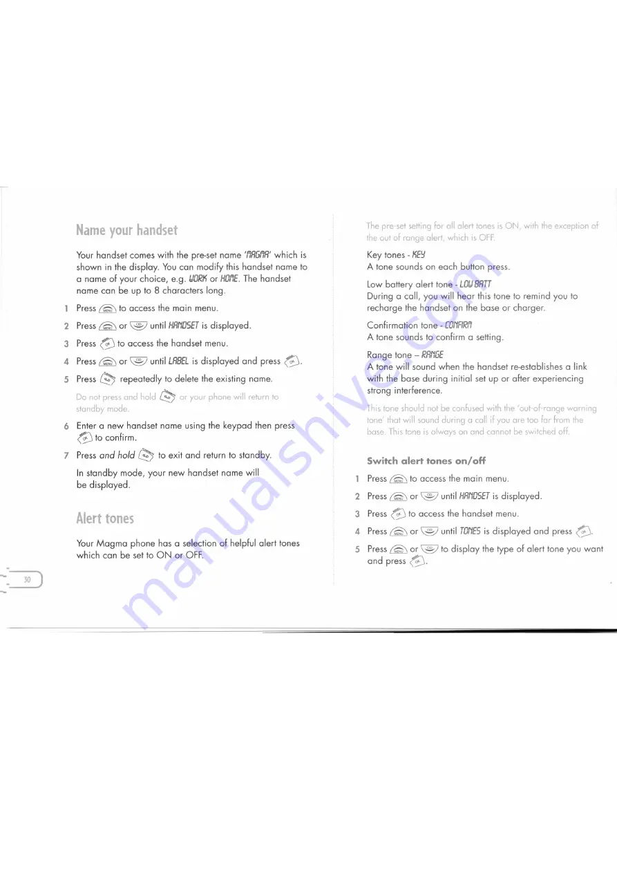 ONE.TEL Magma 110 User Manual Download Page 31