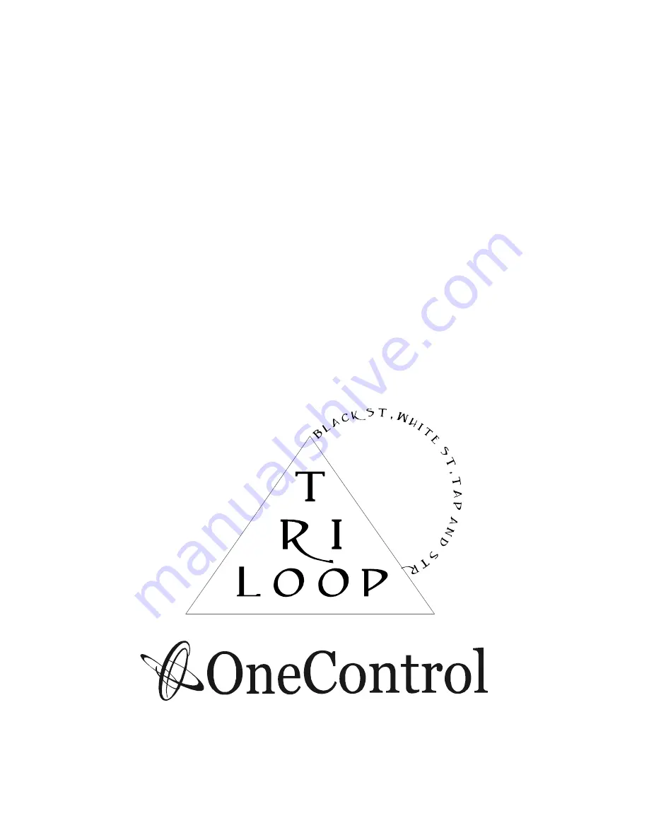 OneControl TriLoop User Manual Download Page 1