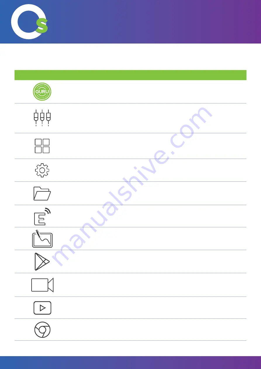 OneScreen TL6 Hardware Manual Download Page 17