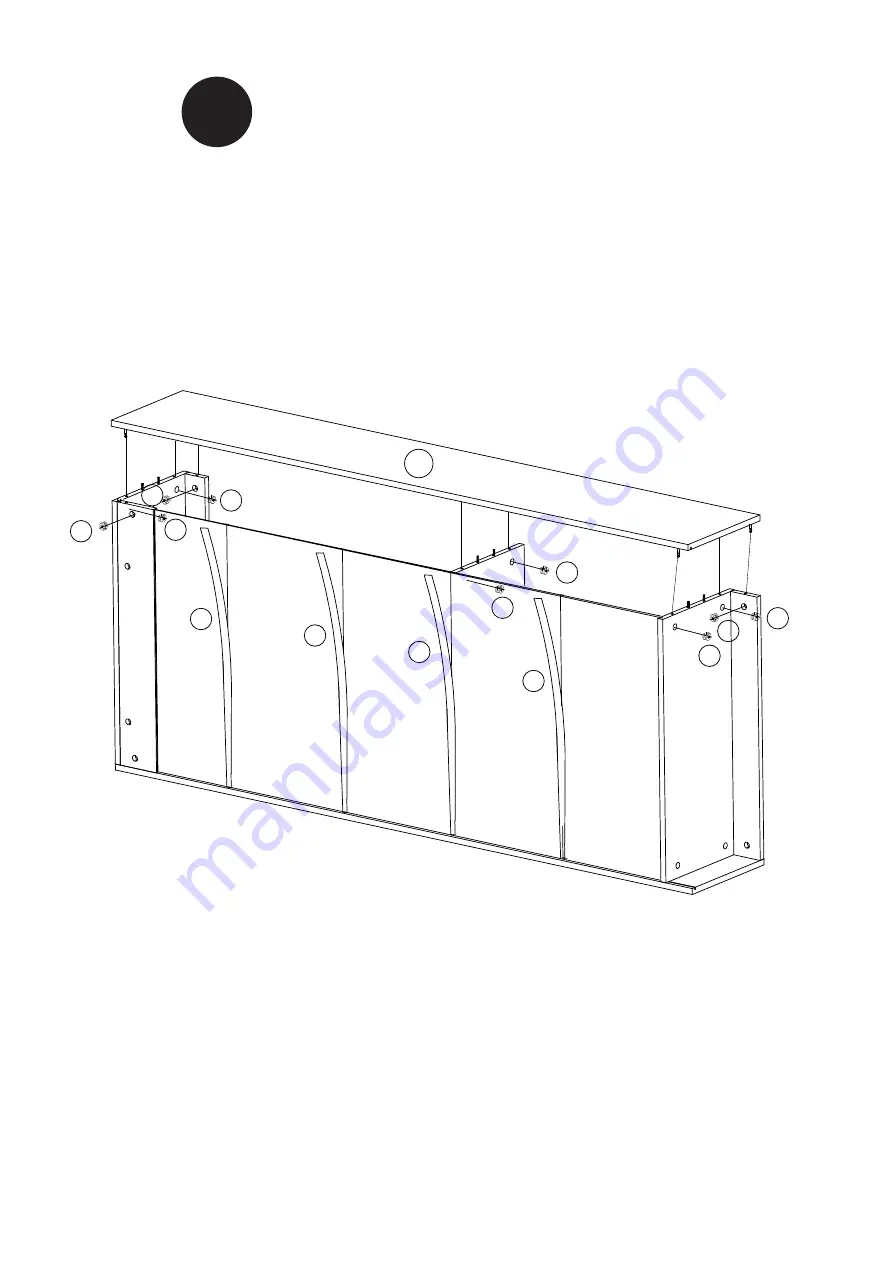 Onespace 50-LD01CHSHLF Assembly Instructions Manual Download Page 10