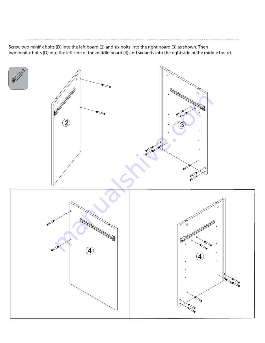 Onespace 50-LD01LO Assembly Instructions Manual Download Page 8