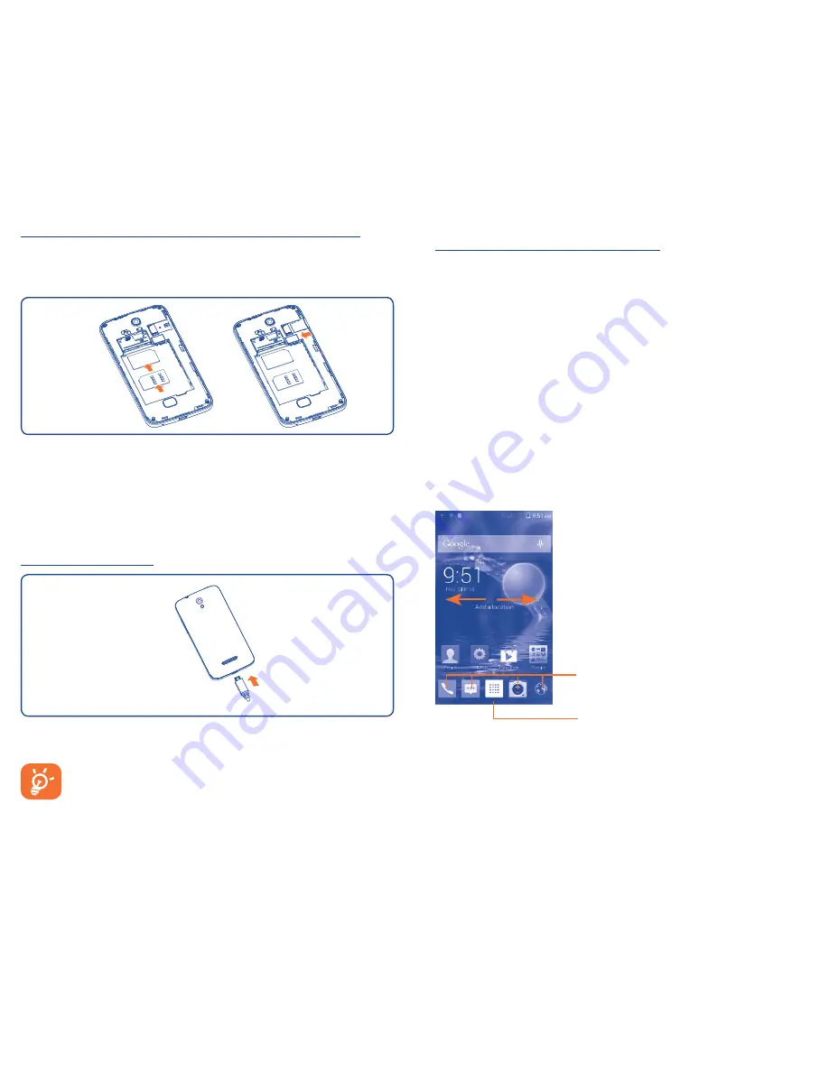 OneTouch Flash Mini 4031D Quick Start Manual Download Page 4