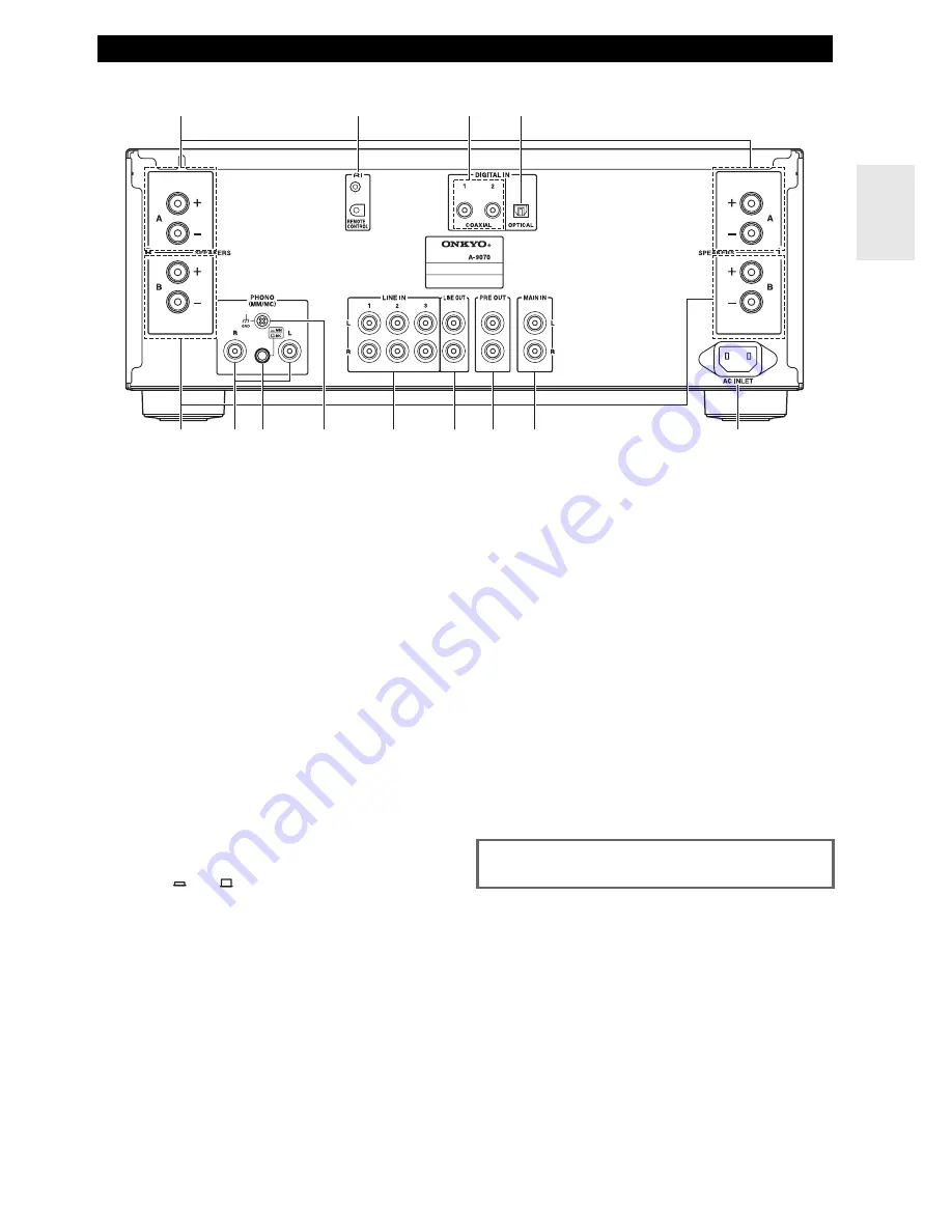 Onkyo A-9070 Скачать руководство пользователя страница 11