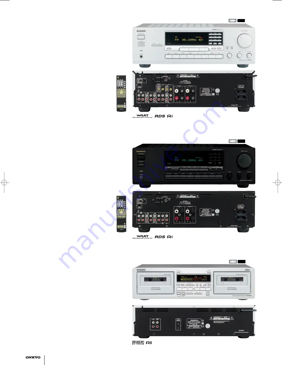 Onkyo A-9211 Brochure & Specs Download Page 2