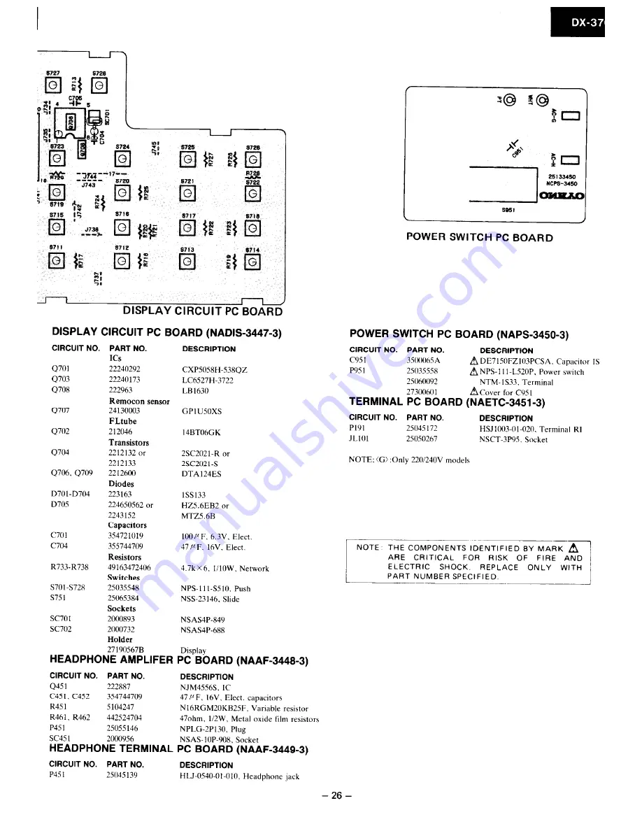 Onkyo DX-3700 Скачать руководство пользователя страница 20