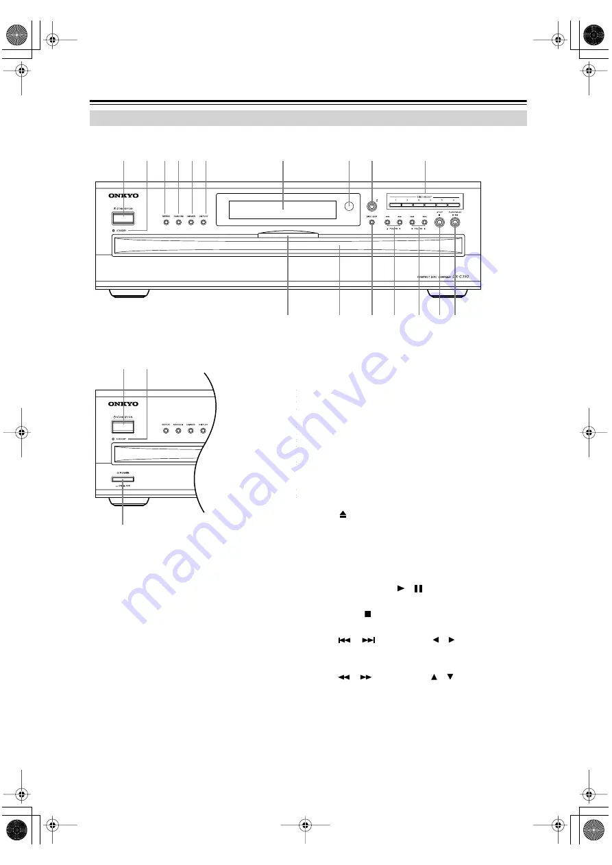 Onkyo DX-C390 Instruction Manual Download Page 8