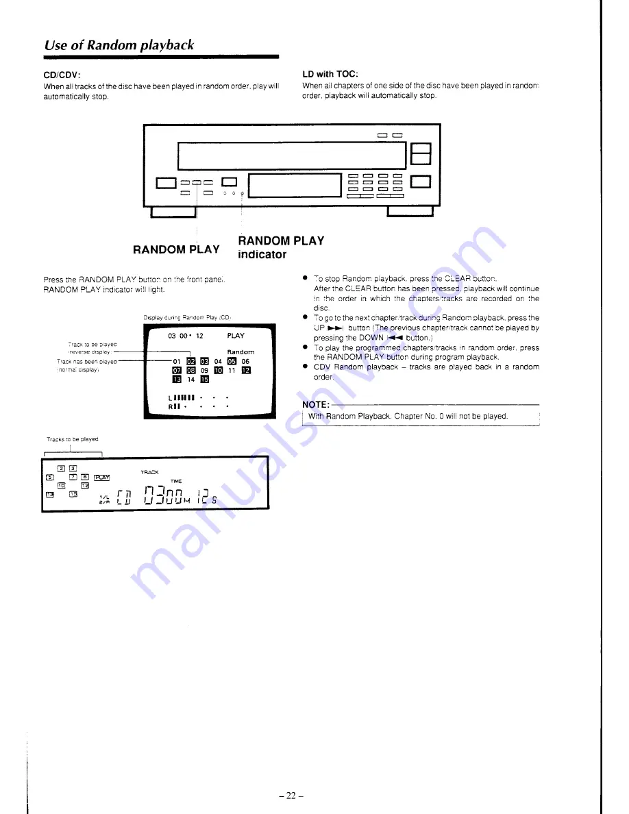 Onkyo DX-V801 Instruction Manual Download Page 23