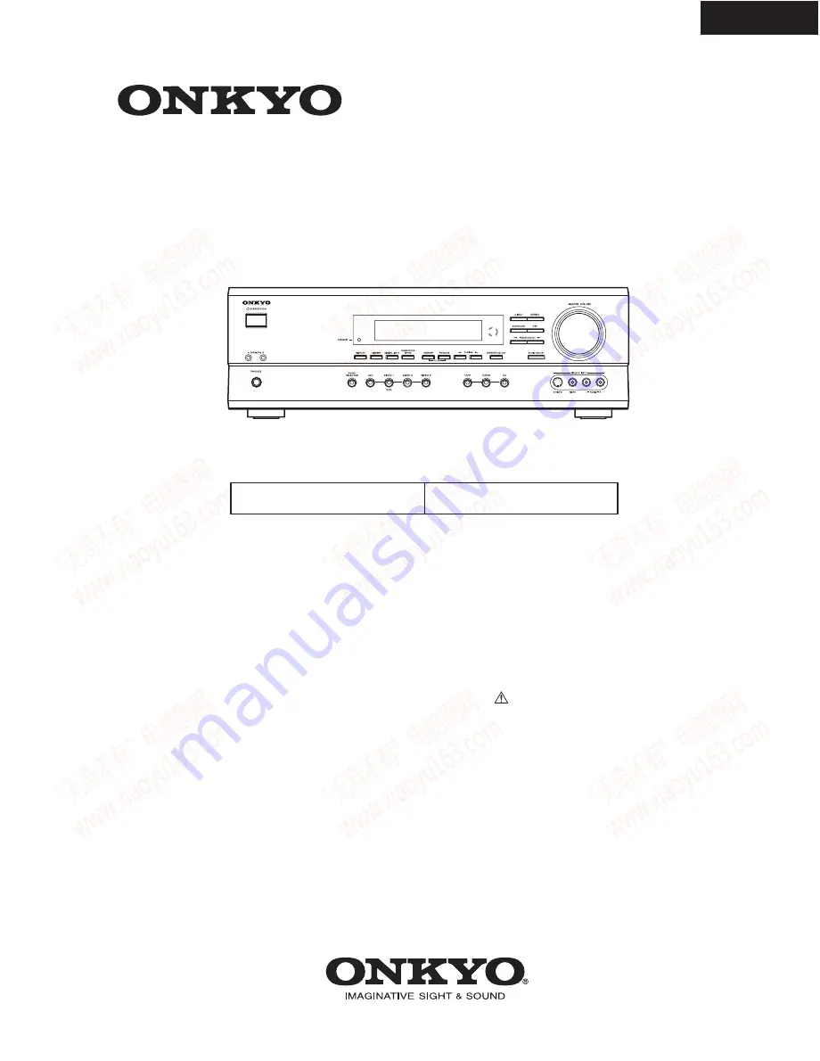 Onkyo HT-R500 Service Manual Download Page 1