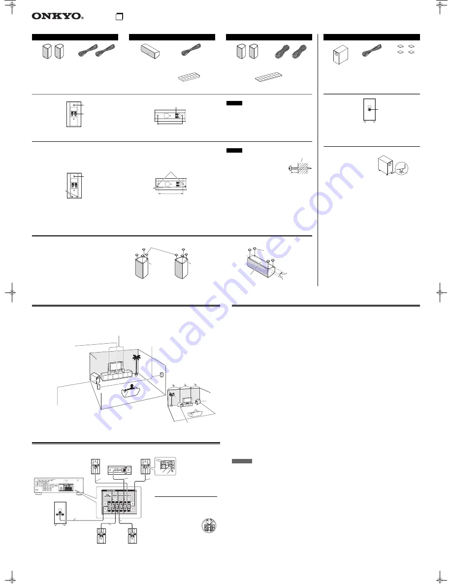 Onkyo HTP-344 Скачать руководство пользователя страница 2