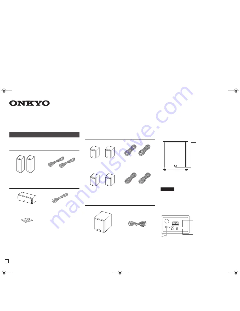 Onkyo HTP-993 Скачать руководство пользователя страница 5