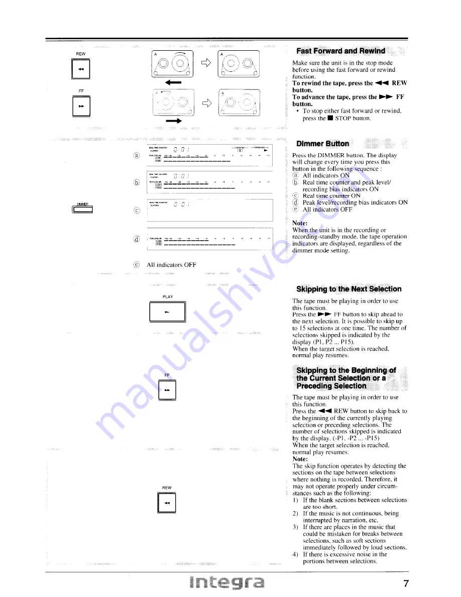 Onkyo TA-6711 Instruction Manual Download Page 7