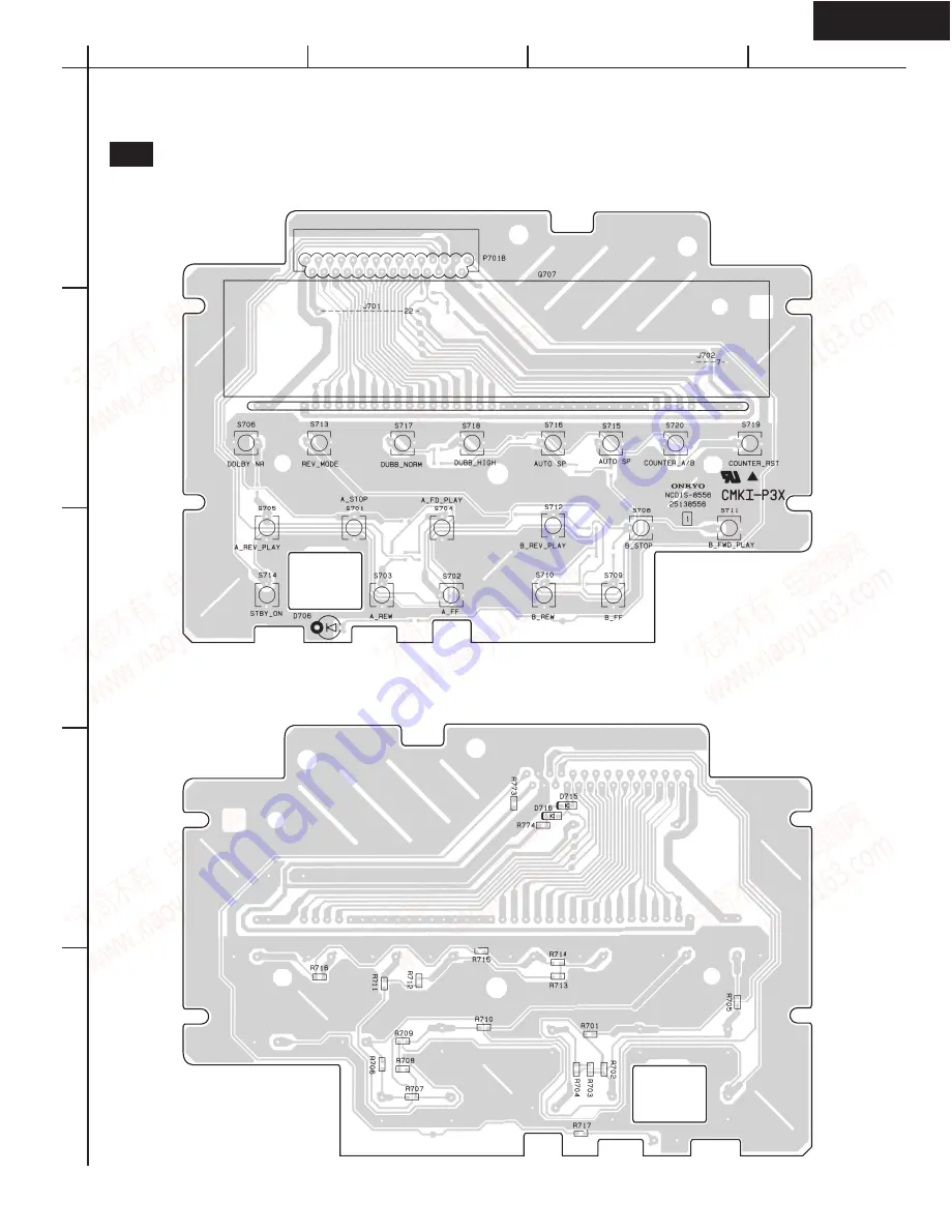 Onkyo TA-RW255 - Dual Cassette Deck Service Manual Download Page 17