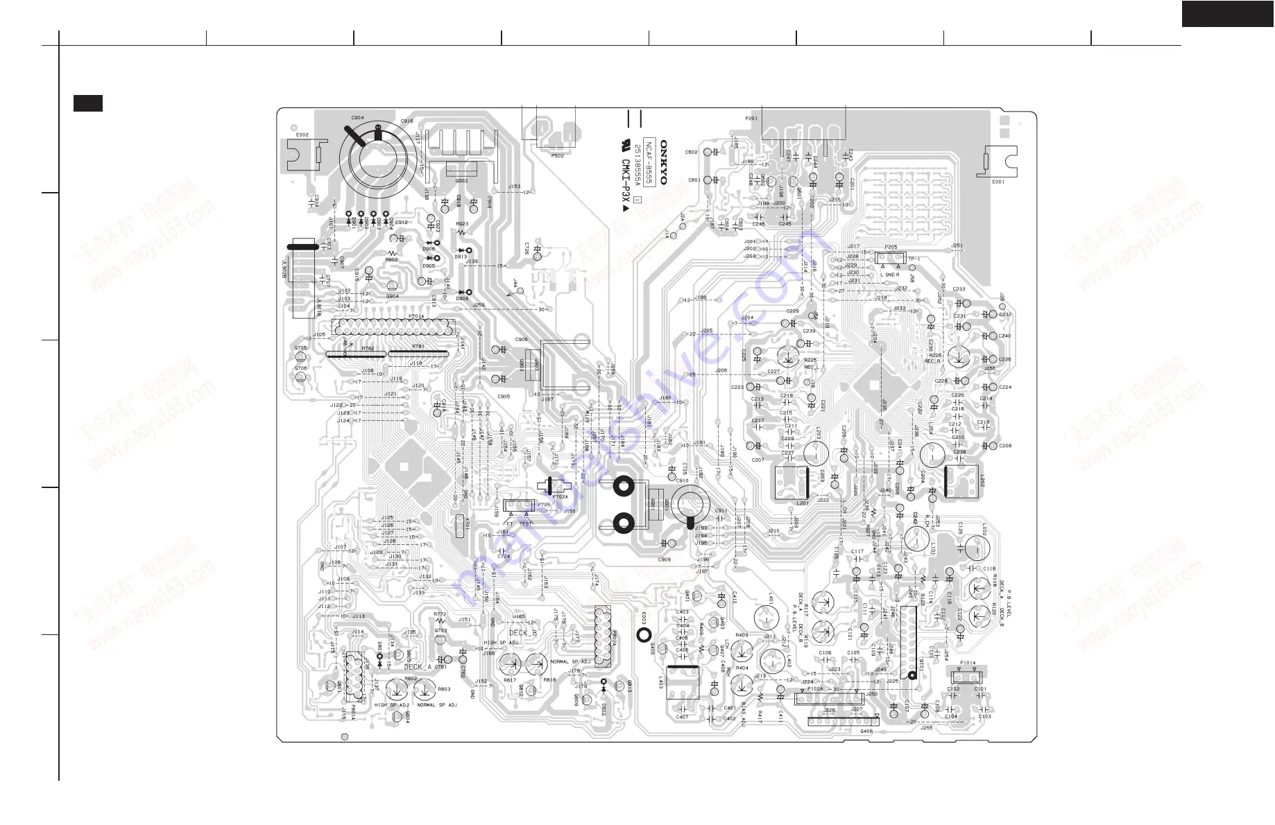 Onkyo TA-RW255 - Dual Cassette Deck Service Manual Download Page 20