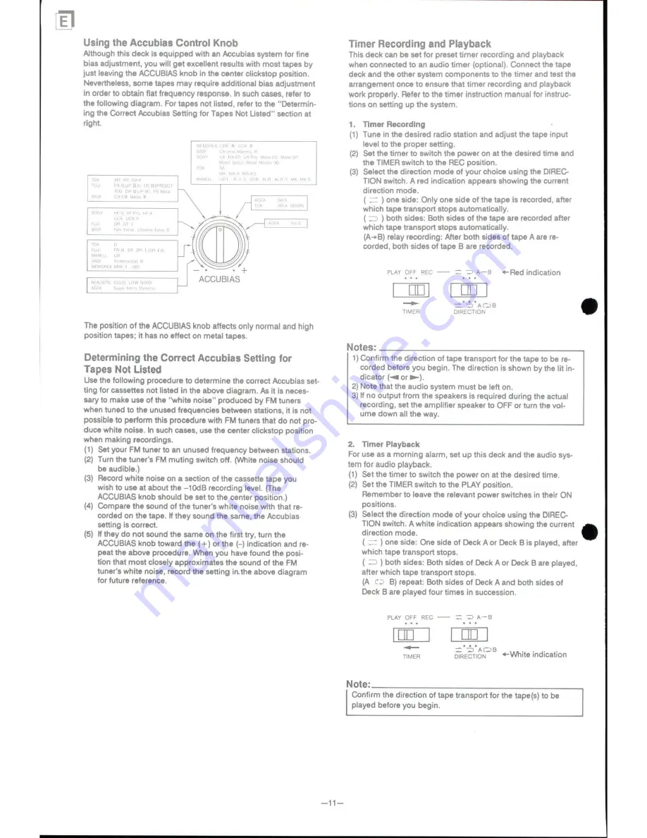 Onkyo TA-RW909 Instruction Manual Download Page 12