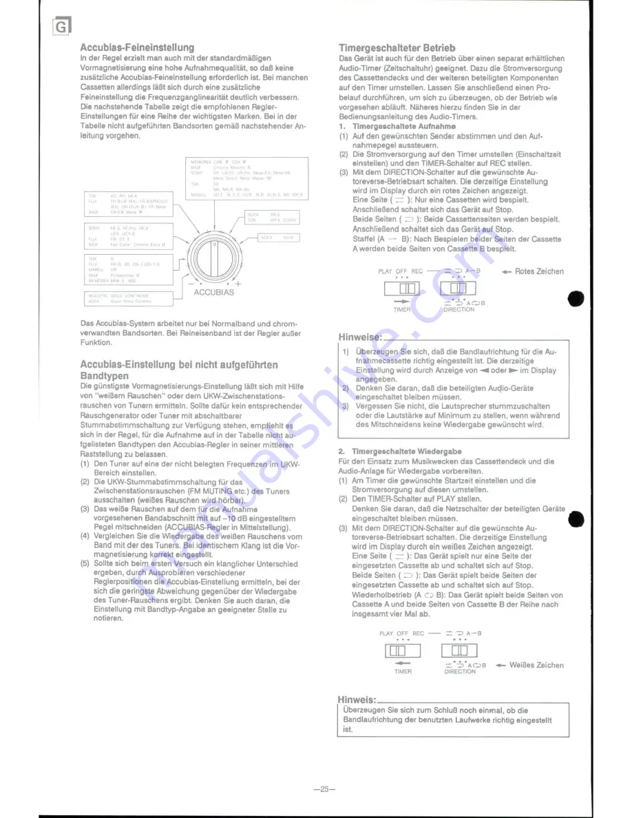 Onkyo TA-RW909 Instruction Manual Download Page 26