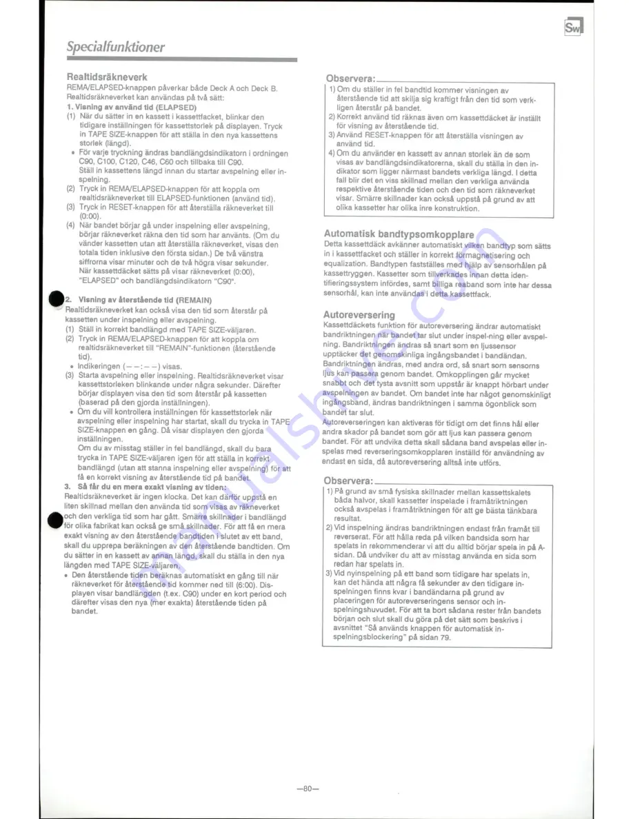 Onkyo TA-RW909 Instruction Manual Download Page 81