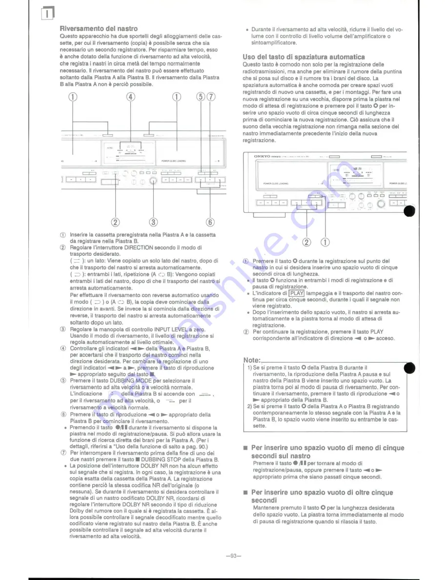 Onkyo TA-RW909 Instruction Manual Download Page 94