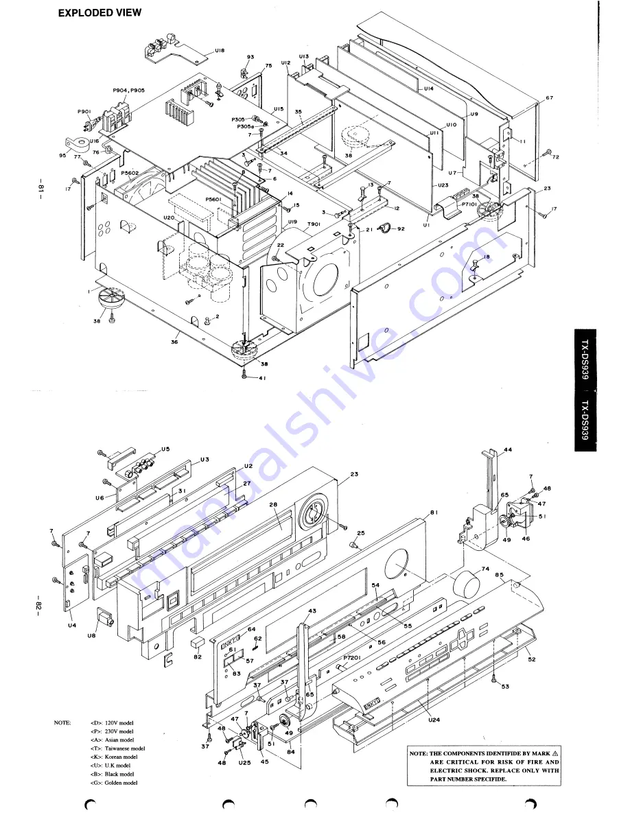 Onkyo TX-DS939 Скачать руководство пользователя страница 36