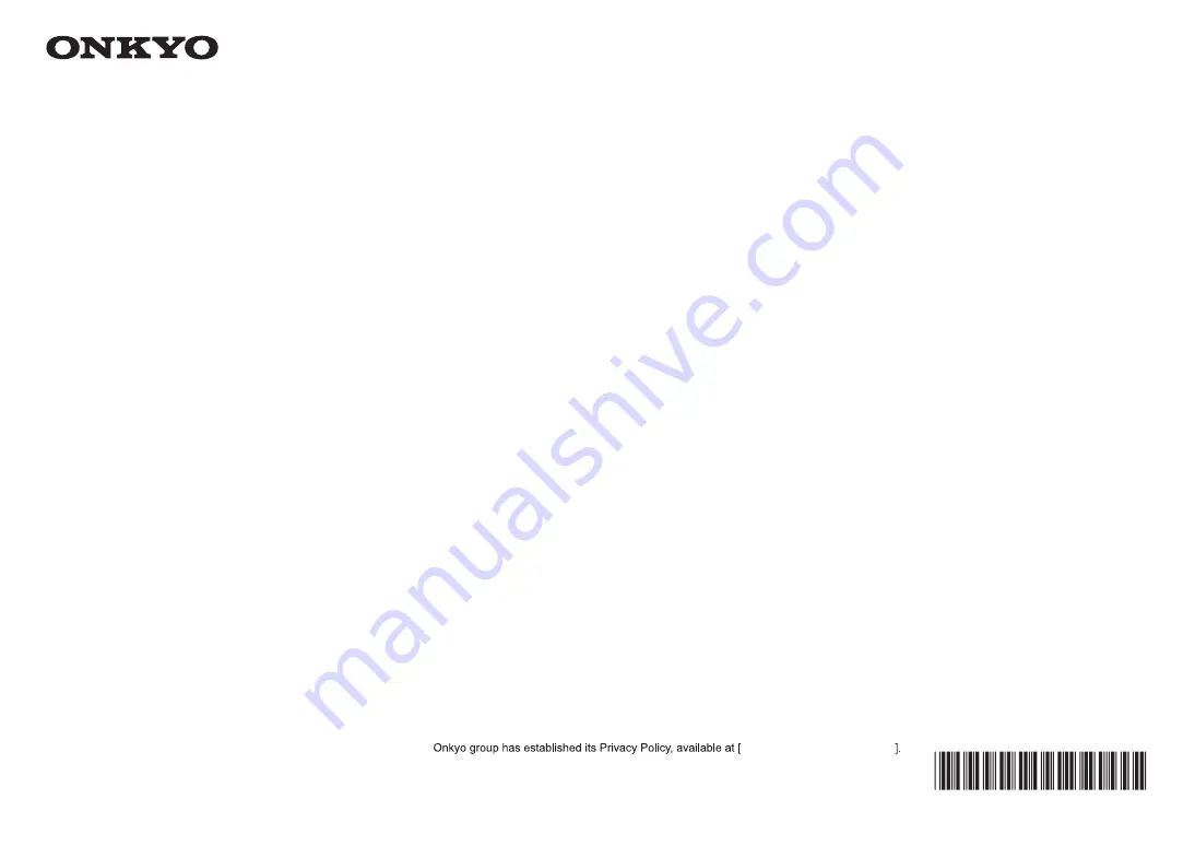 Onkyo TX-RZ1100 Basic Manual Download Page 36